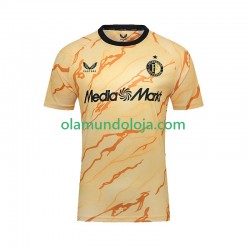 Camisola Feyenoord Rotterdam Homem Equipamento Quarto 2024-2025 Manga Curta